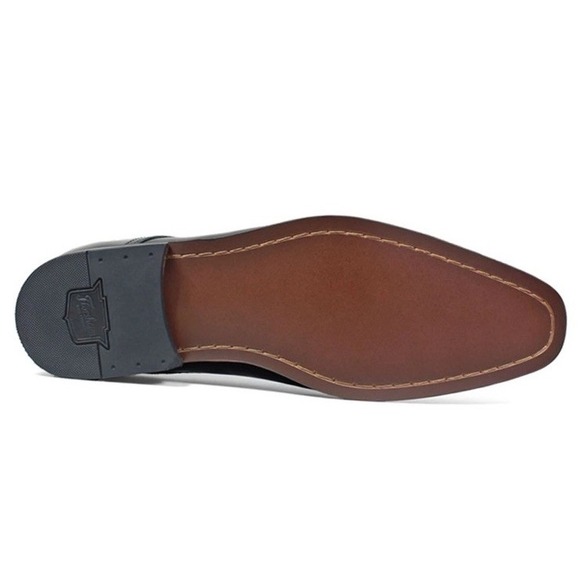 Florsheim Tux Plain Toe Oxford Men's Dress Shoes Black Patent Leather 12 D New - Picture 3 of 7